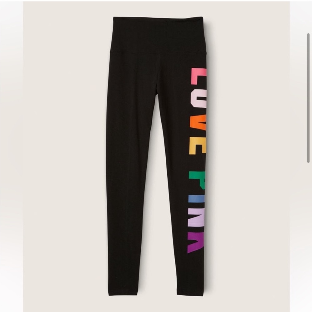 VS PINK Cotton High Waist Leggings Small - Picture 5 of 10